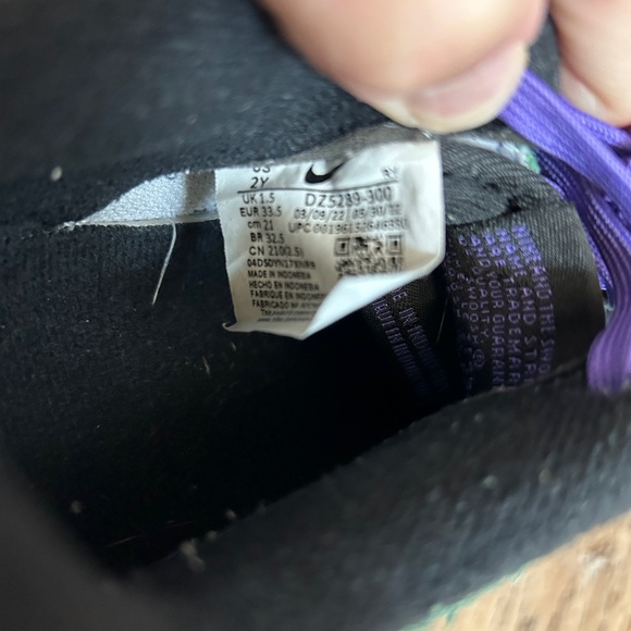 Nike force 1 boys shoes size 2 green - Picture 2 of 7